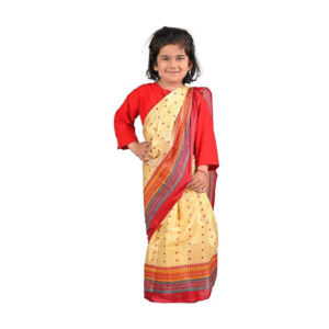 Bihu Dance Sari Costume